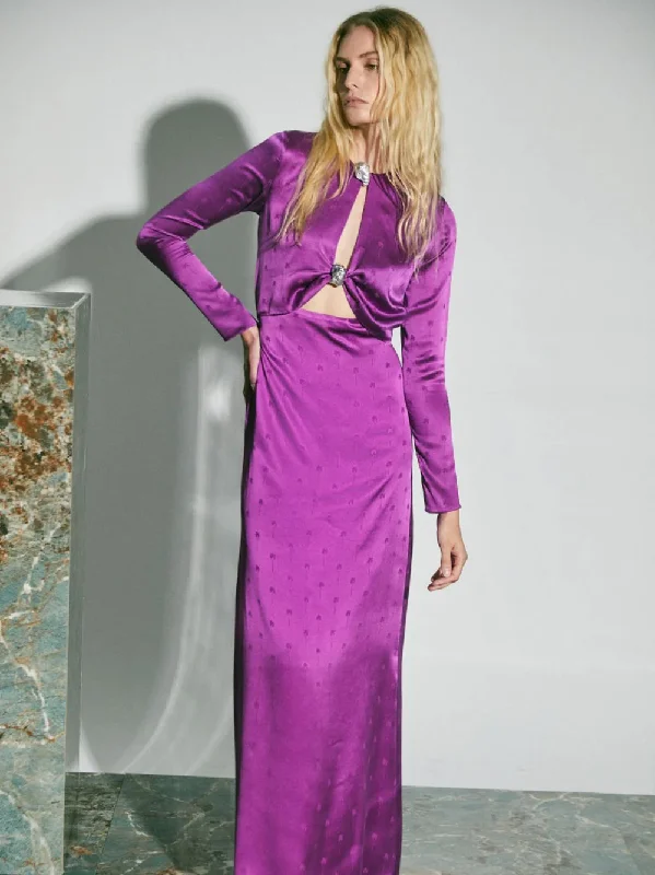 Leona Valiente Silk Maxi Dress