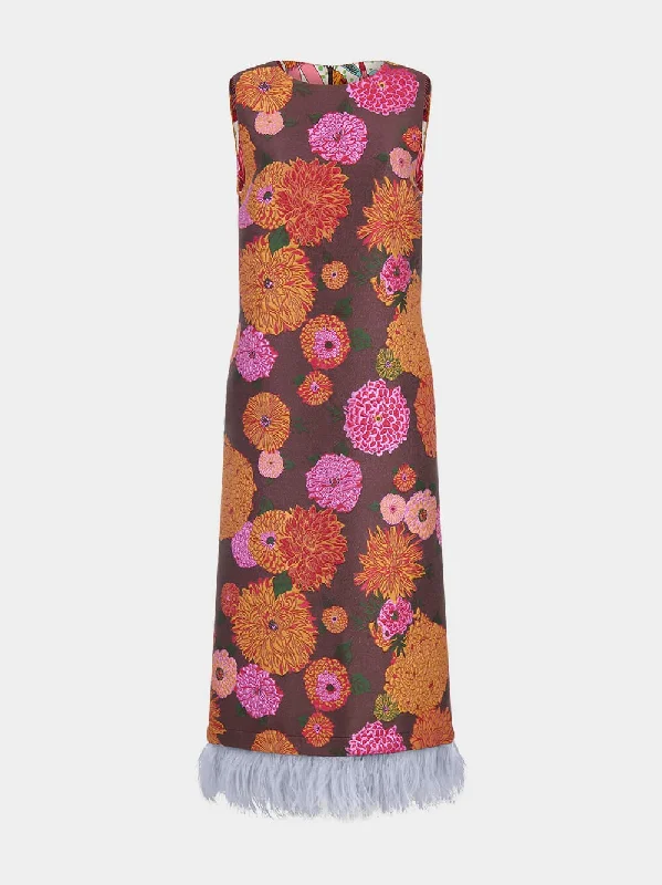 Floral Column Maxi Dress