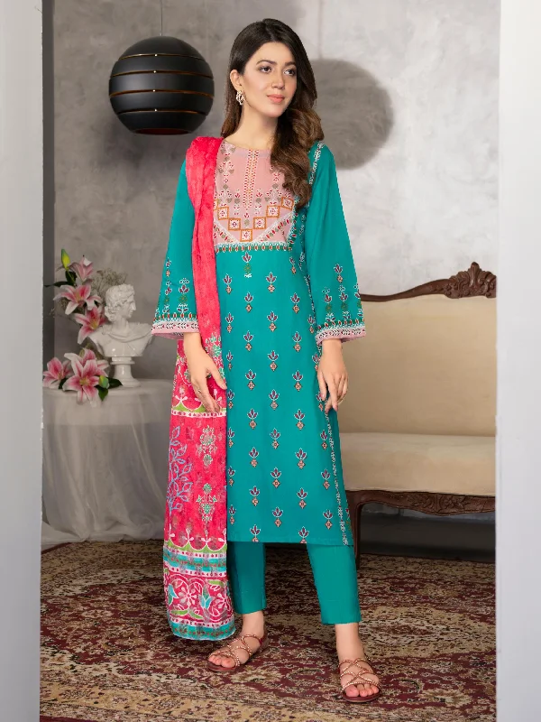 3 Piece Printed Lawn Suit