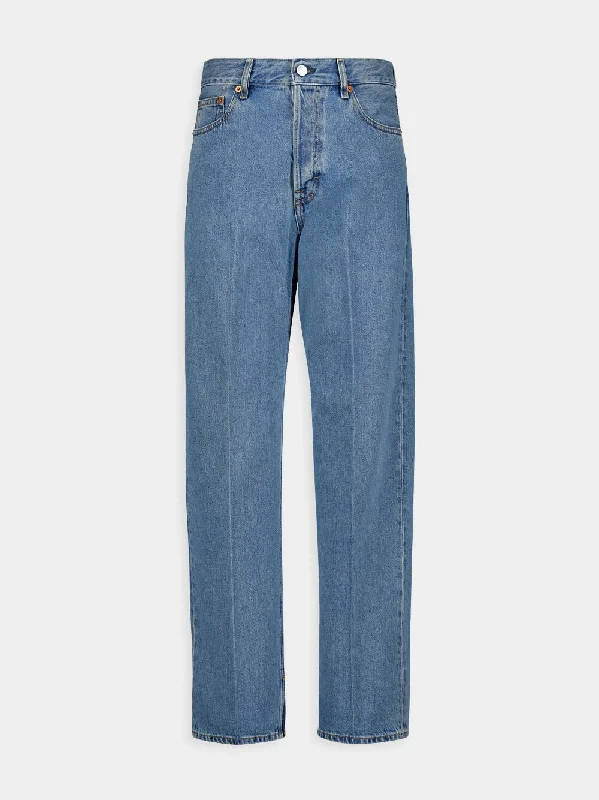 Petite Blue Denim Trousers