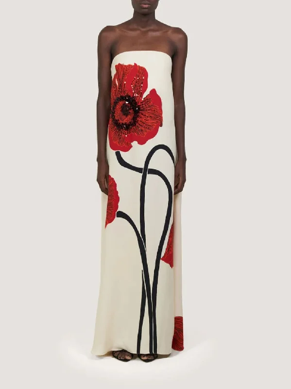 Red Petals Dress