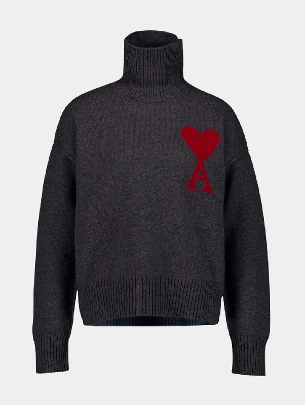 Monogram Motif Intarsia-Logo Wool Jumper