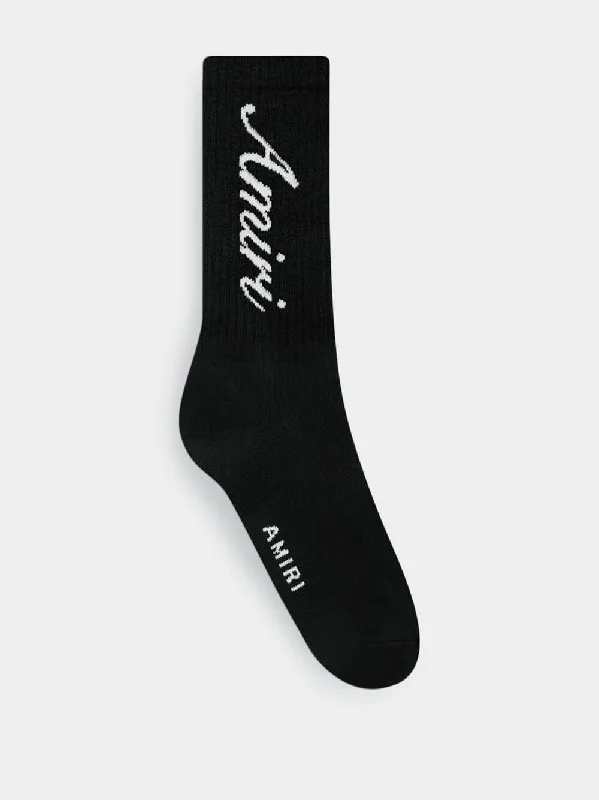 Amiri Script Tube Sock