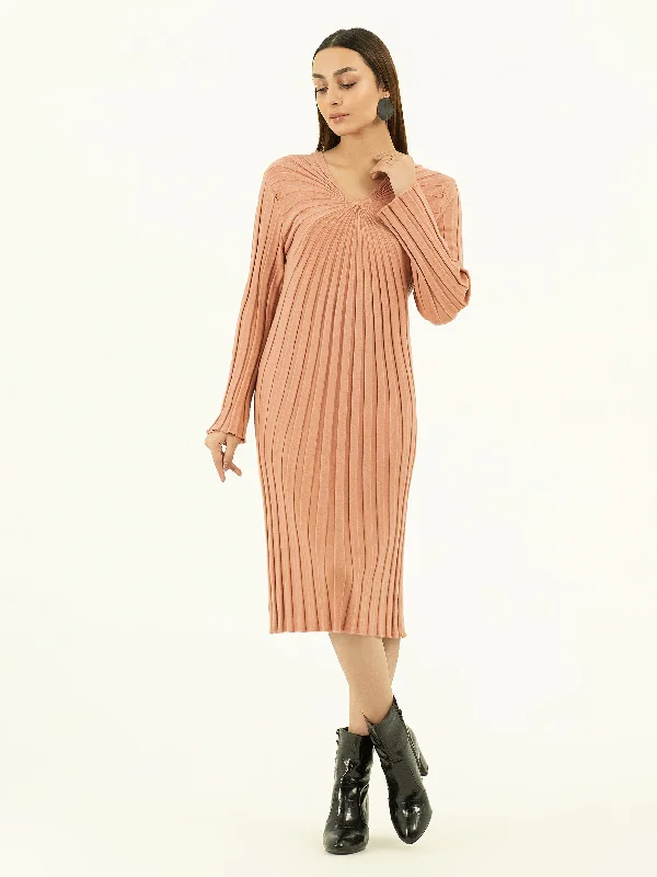 Woolen Bodycon Dress