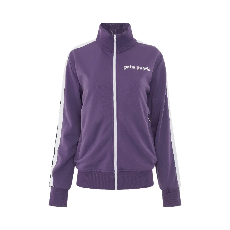 Classic Track Jacket in Purple/Butter