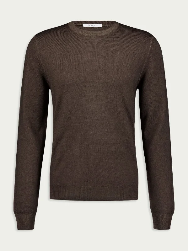 Fine-Knit Virgin-Wool Jumper