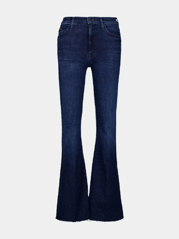 Flared-Leg Denim Jeans