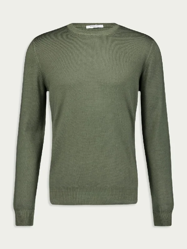 Fine-Knit Virgin-Wool Jumper