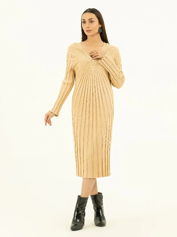 Woolen Bodycon Dress