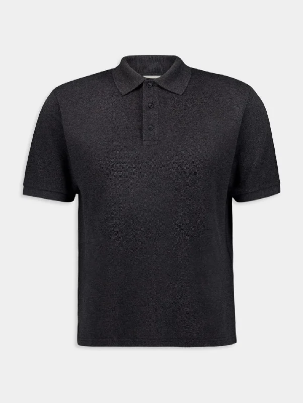 Cassandre Embroidered-Logo Polo Shirt