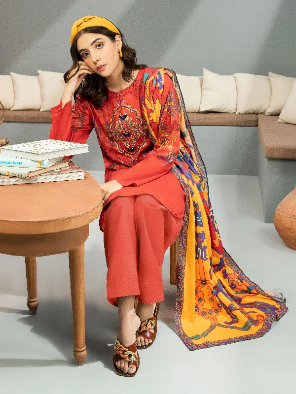 3 Piece Printed Lawn Suit