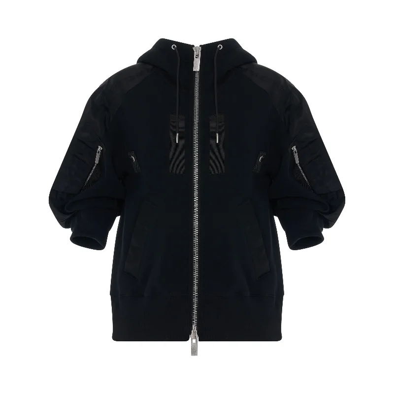 Sponge Sweat Jacket in Black