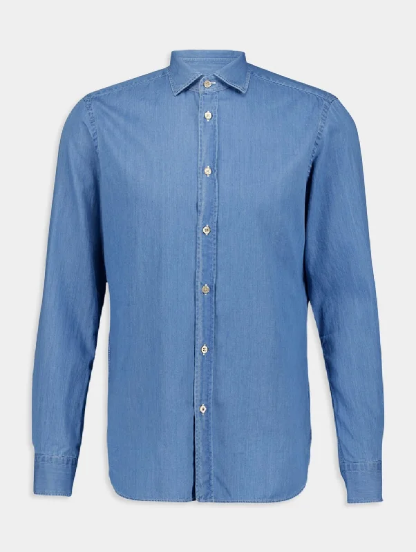 Classic Collar Cotton Shirt