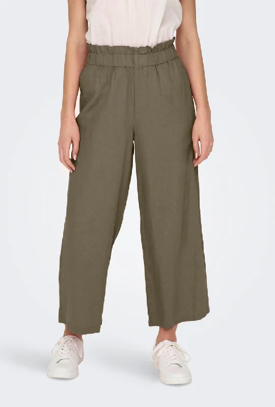 ONLY SOLVI CARO HW LINEN PANTS