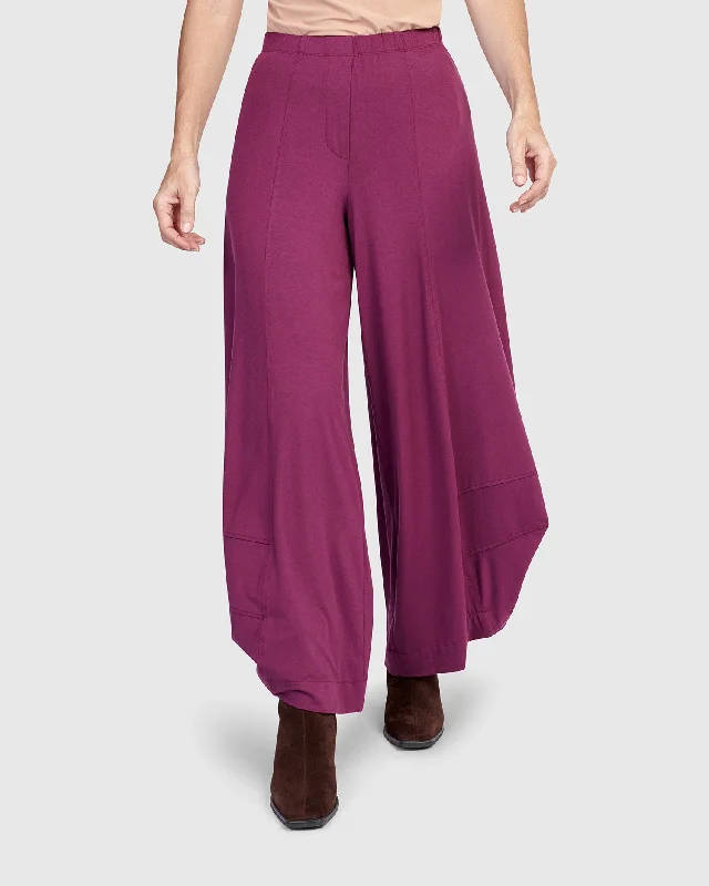 Essential Punto Pants, Sangria