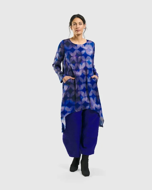 Gemstone Tunic Top, Royal