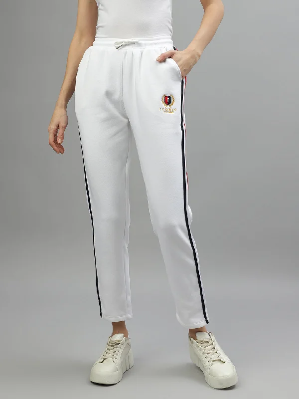 Iconic Women Solid Regular Fit Track Pants