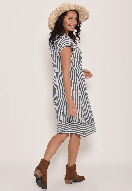 Woven Stripe Dress