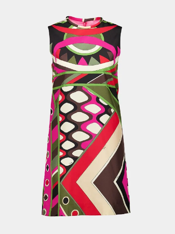 Vivara-Print Silk-Twill Dress