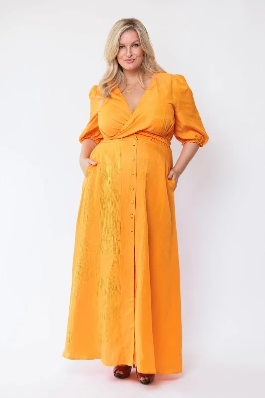 Riviere Dress Long Mango