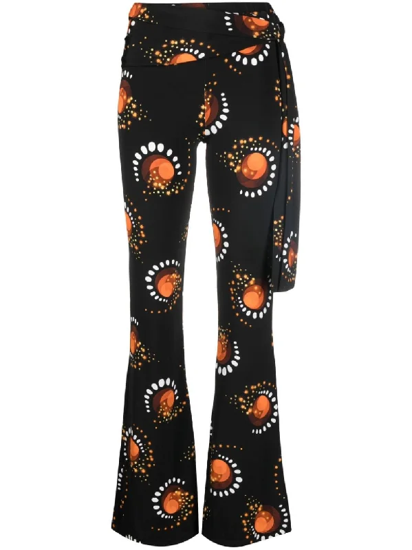 Fireworks flared trousers