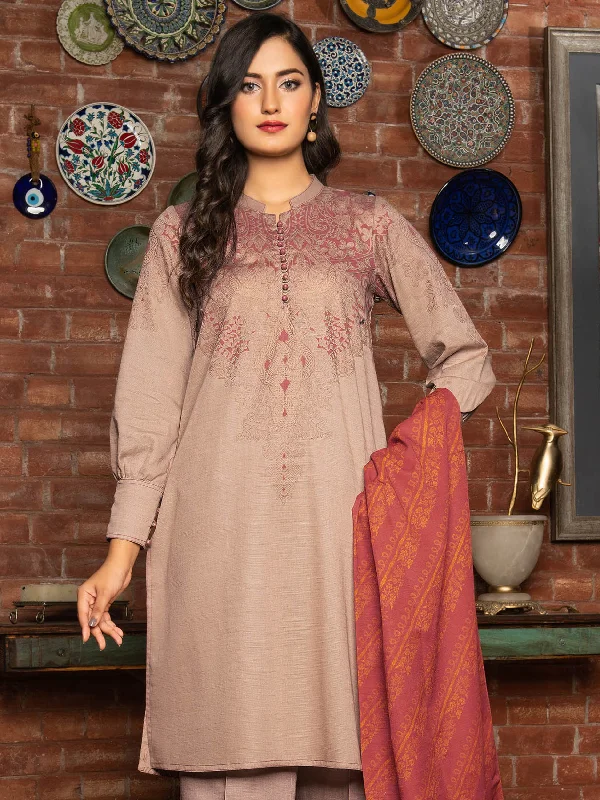 2-Piece Slub Khaddar Suit