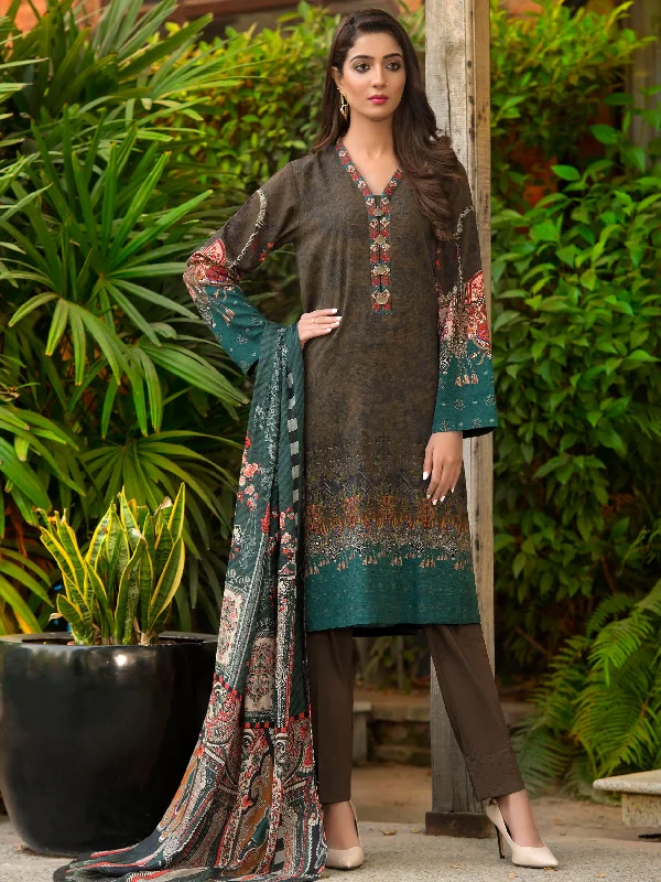 3-Piece Khaddar Suit