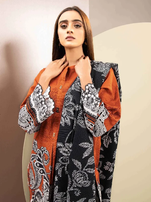 2-Piece Slub Khaddar Suit