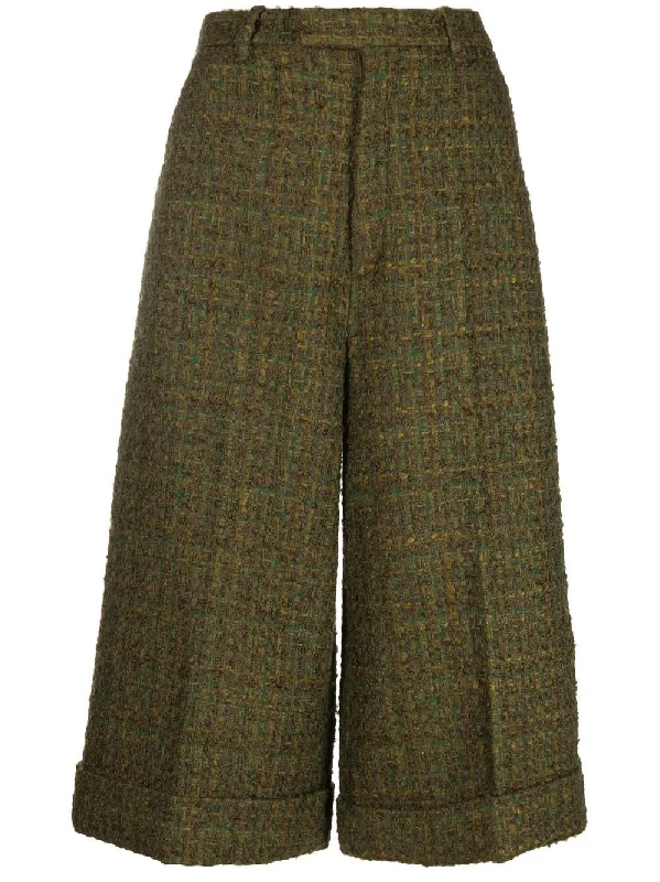 Tweed Wool Trousers