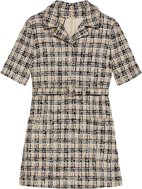 Square G mini dress