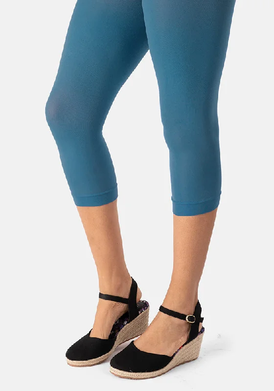 Premium 50 Denier Capri Tights Denim