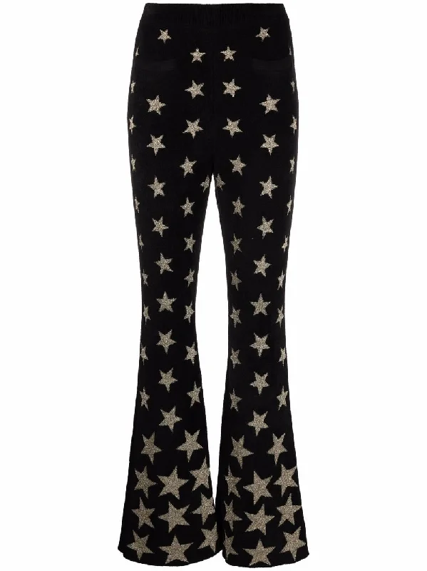 Stars flared trousers