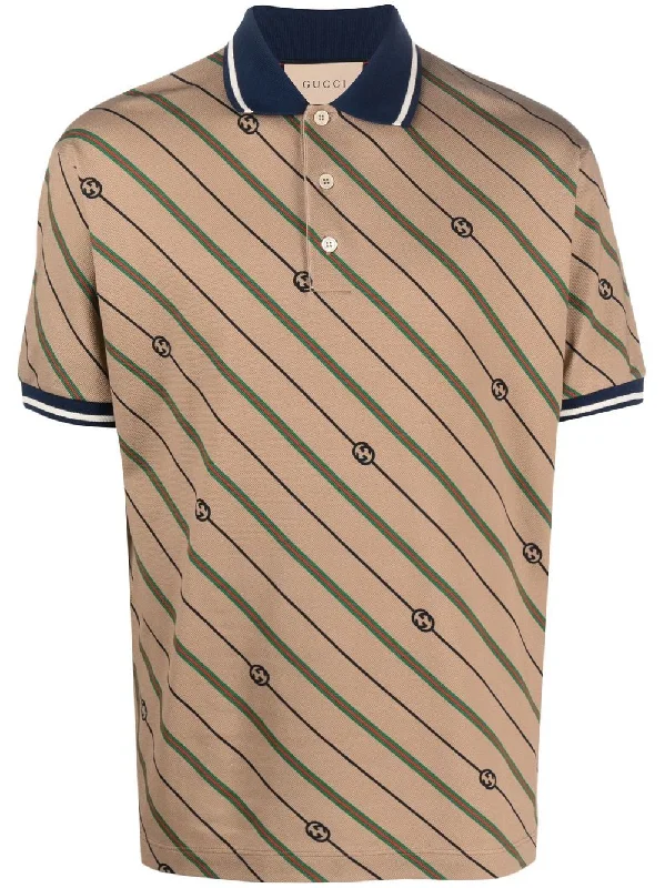 Stripe polo shirt