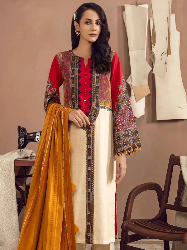 2-Piece Slub Khaddar Suit