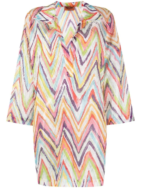 Zig-Zag beach dress