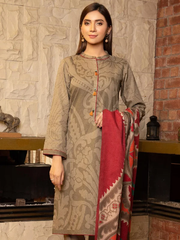 3-Piece Slub Khaddar Suit